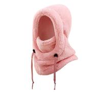 Hat With Face Masque - Plush Windproof Neck Warmer Cycling - Winter Skiing Masques,for Women Mesn Cold Weather Outdoor Skiing Snowboarding Cycling Hiking Commuting Motorcycle Traveling Work Indoor