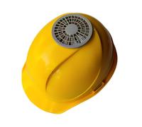 Hat with Fan Built In - USB Hard Hat with Fan | Personal Cool Device Adjustable Outdoor Wearing Caps For Construction Work | High Power DC Motor Ventilated Safety Helmet 11.22x8.86x6.3 Inch 53-62cm