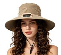 Hat with Fan,Wide Brim Rechargeable Breathable Visor Cap - Portable Solar Fan Cap,for Sundesigned for Comfort and Convenience During Outdoor Activities. This Rechargeable Features a Built-in t