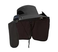 Hat with Fans Solar Power - UV Protection Headgear, Foldable Beach Hat with 2 Solar Fans | For Women Men Gardening Fishing Outdoor Beach Vacation Travel Summer