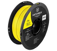 HATCHBOX PLA PRO+ - Filamento para impresora 3D, precisión dimensional +/- 0,03 mm, carrete de 1 kg, 1,75 mm, amarillo