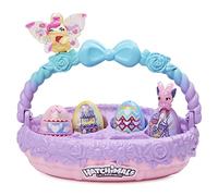 Hatchimals CollEGGtibles Familien-Frühlingskorb mit 6 Häschenfiguren, Kinderspielzeug für Mädchen, Multicolor, Talla única (Spin Master 6064455)