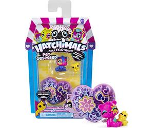 Hatchimals CollEGGtibles, HatchiPets obsesionados con Las Mascotas, Paquete de 2 con 2 Collares y 2 Mascotas (los Estilos Pueden Variar)