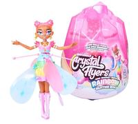 HATCHIMALS - Muñeca Hada Voladora - PIXIES CRYSTAL FLYERS RAINBOW GLITTER IDOL - Juguetes Niña Hada Voladora Crystal Flyers Mágica que se ilumina - 6064936 - Juguetes Niños 6 años +