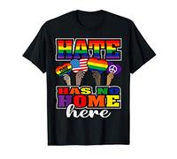 Hate Has No Home Here T Shirt - Black Lives Matter Ally Gift Camiseta