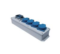 Hateha Caja De Distribución De Energía Industrial De 4 Vías 16A 230V IP44 - 12.212.083