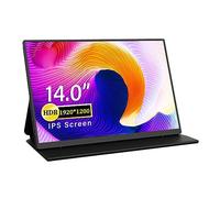 Hatem Monitor PortáTil HD de 14,0 Pulgadas 1920X1200 Free-Sync Tipo C Monitor de Juegos Compatible con para CáMara Switch PC (Enchufe de la UE)