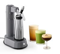 Hatfields London NitroPress DS - Cafetera eléctrica nitro para cerveza fría y cócteles, infusor de nitro de aire comprimido para café, matcha y bebidas, sistema de acero inoxidable para bar en casa