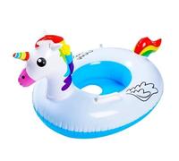HATFRYF Anillo de natación de unicornio, flotador de piscina para niños, flotadores de piscina, asientos de barco, asiento inflable para bebé, flotadores de piscina para bebés, anillo flotante de