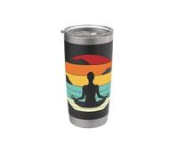 Hatha Asanas Kundalini Ashtanga - profesor de yoga Vaso térmico de acero inoxidable de doble pared