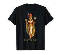 HATHOR Egipto Dios Mitología Fantasía Deidad Arte Ilustración Camiseta