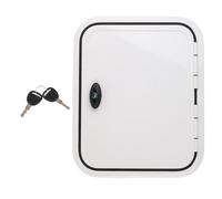 Hatilla de Almacenamiento de RV Kuuleyn, Puerta de Compartimento de vehículos recreativos H500 W400 mm Anti -Sellado Puerta de Almacenamiento de Equipaje de Esquina redondea para