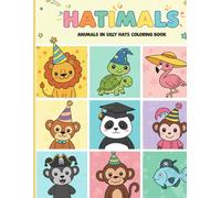 Hatimals Animals in Silly Hats Coloring Book