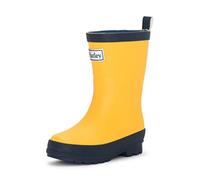 Hatley Botas de Lluvia clásicas Wellington, Agua Unisex Adulto, Amarillo Azul Marino, 43.5 EU