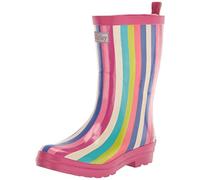 Hatley Botas de Lluvia Wellington Estampadas, Rayas arcoíris, 34 EU