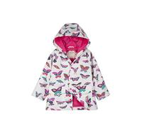 Hatley Printed Raincoats, Chaqueta Impermeable Para Niñas, Blanco (Tortuga Bay Floral 025), 5 años