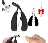 Hatmeo Modern Stainless Steel Large Opening Nail Clippers, Hatmeko Nailmaster Pro, Hatmeko Nail Clippers, Nail Clippers For Seniors Anti-Pplash, Large Toe Nail Clippers For Thick Nails (2pc-A)