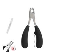 Hatmeo Modern Stainless Steel Large Opening Nail Clippers,Hatmeo Nail Clippers,Large Toe Nail Clippers for Thick Nails,Thick Toenail Clippers for Seniors,Large Toe Nail Clippers (Angled Head)