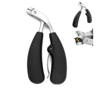 Hatmeo Modern Stainless Steel Large Opening Nail Clippers, Nail Clippers for Seniors Anti-Plash, Large Opening Toe Nail Clippers, Toe Nail Clippers, for Adult Men Women Seniors (Silver)