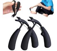 Hatmeo Modern Stainless Steel Large Opening Nail Clippers, Thick Toenail Clippers for Seniors, Large Toe Nail Clippers for Thick Nails (Black*2)