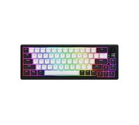 HATOR Skyfall 65 MAG Ultima 8K - Teclado magnético para gaming con disparador rápido, interruptores magnéticos, Snap Tap, efecto Hall, 8000 Hz, PC y Mac, color negro, inalámbrico/cable, disposición de