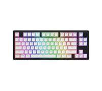 HATOR Skyfall 80 mag Ultra 8K Teclado Gaming magnético, 80%, Magnetic Switches, Rapid Trigger, Hall Effect, RGB, PBT, Hot-Swap, 8000Hz, 64K Scan, USB-C, PC/Mac, US/ANSI Layout (QWERTY), Negro/Blanco