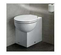 Hatria - Inodoro de esquina derecha de pared de escape universal serie You&Me Art.YXZ601 - Blanco, sin asiento, en almacén