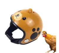 Hats for Chickens, Funny Chicken Hard Hat with Strap, Safety Headgear, 1,57 x 1,77 pulgadas, Small Animal Headwear para uso interior y exterior, Pet Bird Costumes