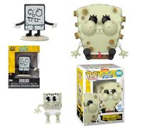Hat's Off Bob Bob Spongebob Pop! Figura exclusiva Suds incluida con personaje Doodle Bob + Mini Old Timey Cartoon Underwater Fun 3 artículos