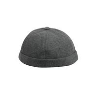 HATSQUARE - Marinero Sombrero Unisex de algodón, sin Visera, para Hombres y Mujeres, sin Visera, Gorra Gris