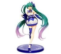 Hatssune Mik-u Figura Fiesta Cumpleaños Figura para Pasteles Hatsune Mik-u Figuras Anime Estatua Juguete de Regalo Decoración de Escritorio, para Niños, Adultos, Fanáticos del Anim 20 CM