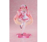 Hatsune Miku - Estatua de PVC Newley Written Sakura Miku Japanese Cafe Ver. Reissue 18 cm