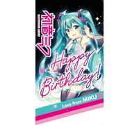 Hatsune Miku Tarjeta de cumpleaños