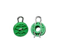 HATSVTGR 93246015715 3509416 4493433 83343433 Guía Elevación Regulador Ventana Eléctrica Delantera Rolle Para Saab 9-3 9-5 900 Motor elevalunas(Verde 4 piezas)