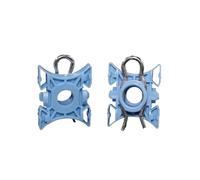 HATSVTGR 93246015715 3509416 4493433 83343433 Guía Elevación Regulador Ventana Eléctrica Delantera Rolle Para Saab 9-3 9-5 900 Motor elevalunas(B-lue 4PCS)