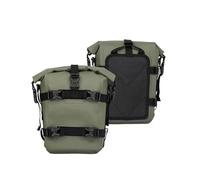 HATSVTGR Alforjas Motocicleta Bolsa Protección Defensas Multifuncional Impermeable para Guardar Herramientas Y Equipo Conducción 6 L(Verde)