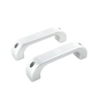 HATSVTGR Embellecedor Manija Puerta Interior Para Para Defender 90 110 2004-2018(Estilo A Plata)