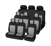 HATSVTGR Fundas Asientos para Opel para Movano para Vivaro Protector 2+1 Fundas Asientos Coche(Gray 9)