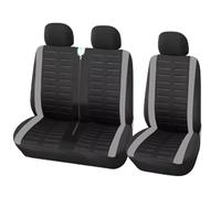 HATSVTGR Fundas Asientos para Renault para Master para Traffic Fundas Asientos Furgoneta 2+1(Gray 3-Seater)