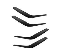 HATSVTGR Interior Tapa Manilla Puerta Tira Panel Moldura 51412991775 51412991777 51412991776 Para X1 E84 2010-2013 2014-2016 Manija interior interior automática(Negro 4 piezas)