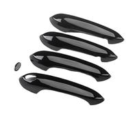 HATSVTGR Manijas puertas exteriores automóviles Embellecedor Adhesivo Manija Puerta Estilo Decoración Exterior Para G30 G20 F30 G32 6GT 3GT X1 X2 X3 X4 X5 X6 X7 LHD(NEGRO B)