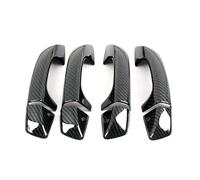 HATSVTGR Manijas puertas exteriores automóviles Embellecedor Cubierta Manija Puerta Lateral Exterior Para VW Para Golf MK6 2008-2014