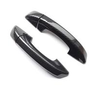 HATSVTGR Manijas puertas exteriores automóviles Embellecedor Protector Manija Puerta Para VW Para Scirocco 3 Mk3 2008-2015(Fibra de carbon)