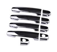 HATSVTGR Manijas puertas exteriores automóviles Kit Moldura Embellecedora Manija Puerta Para Toyota Para Yaris Sedán Hatchback 2007 2008 2009 2010 2011