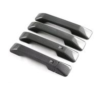HATSVTGR Manijas puertas exteriores automóviles Para Hyundai Para Santa Fe 2024 2025 Moldura Manija Puerta Exterior Embellecedor Decoración Vehículo(Button Carbon)