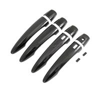 HATSVTGR Manijas puertas exteriores automóviles Para Nissan Para Qashqai J12 2023 2024 Tapa Manilla Puerta Marco Moldura Protección(Door Handle cvoer)