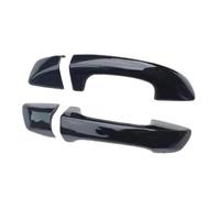 HATSVTGR Manijas puertas exteriores automóviles Para VW Para Scirocco 3 Mk3 2008-2015 Embellecedor Manija Puerta(Negro brillante)
