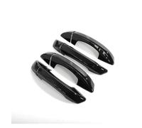 HATSVTGR Manijas puertas exteriores automóviles Tapa Manilla Puerta Moldura Cuenco Para Vw Para Golf 6 Mk6 2009 2010 2011 2012 2013(Mango negro)