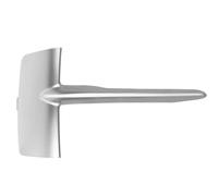 HATSVTGR Moldura Moldura Parrilla Parachoques Delantero para B&MW X5 F15 35i 35ix 35dx 40ex 2014 2015 2016 2017 51117303113 51117303114 Parrilla Parachoques Delantero(1 Pieza de Plata Mate Derecha)