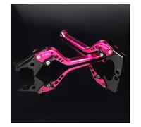 HATSVTGR para Aprilia RX125 SX125 RX SX 125 2021 2022 2023 Accesorios Palanca Embrague Freno Ajustable Motocicleta(Rosa)